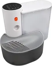 3L 118oz Smart Cat Water Fountain, Ultra Silent Self Refill Tipping Pet Water Fountain Rechargeable Automatic Water Dispenser, Battery Operated, Wastewater Separation,