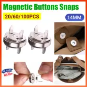 20-100x Bag Purse Clasps Magnetic Buttons Snaps Fasteners Handbag Craft Buttons