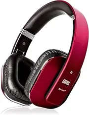 Wireless Bluetooth Headphones- August EP650 -Over Ear Headphones aptX Low Latency NFC Rich Bass Clear Sound 30 Days Stand by High-Performance Comfort Headset for PC Laptops Mobile Phones Tablets Red