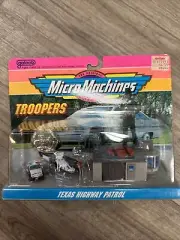 Galoob Micro Machines Texas Highway Patrol Collection #40 Troopers Sealed