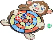 ibasenice 1Set Sticky Ball Board Game Kit for Indoor Fun for Parent Interaction Easy Wall Hang with Smooth Sticky Balls Great Present for Parties