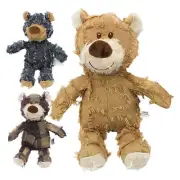 Pet Dog Toy Teddy Bear Stuffed Squeaky Toy Plush Bear Play Toy Puppy Chew Toy