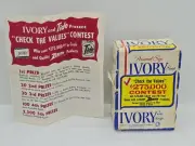 Vintage 1960's Ivory Bar Soap 4 Pack w/Zenith $275,000 Contest New