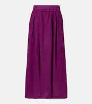 [Velvet] Velvet Linda linen maxi skirt AU 16 purple