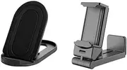 Airplane in Flight Phone Holder,2Pcs 360° Rotation Flight Phone Holder,360° Rotatable Universal Desk Stand with Folding Desktop Phone Stand,Airplane Phone Holder Mount with Desktop Cell Phone Holder