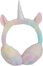 [TOVINANNA] 1Pc Plush Unicorn Design Earmuff for Adults Warm Ear Covers Winter Ear Muffs Cute Ear Warmers for Snowy Days Friends