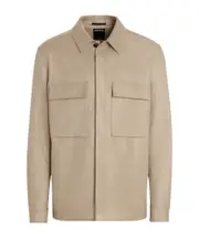 Zegna Oasi Lino Overshirt XL sand beige