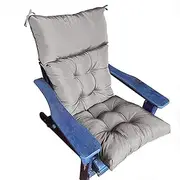 Outdoor Chaise Lounge Cushion | Outdoor Furniture Chaise Cushions with Armrests,Comfortable Furniture Back Pads for Indoor, Pool, Deck, Lawn, Home
