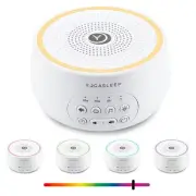 Dreamcenter Multi Sound White Noise Machine with Night Light, Sleep Timer, 26...