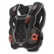 Alpinestars UnisexAdult Bionic Action Chest ProtectorBlackRed Medium Multi One S