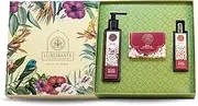LUXURIATE Rose Skin Care Gift Set Box 3PC - Tomato Face Wash, Rose Petal Soap, Rose Hand Wash Gift for Sister | Gift for Diwali | Gift for Wedding | Gift for Women