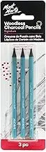 Mont Marte Woodless Charcoal Pencils 3 Pieces Set