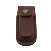 Leather Knife Sheath Folding Pocket Pouch Holster For 5/4.75" Folding Multi-Tool