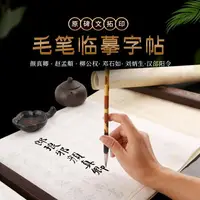 在飛比找樂天市場購物網優惠-顏真卿楷書小楷毛筆字貼描紅宣紙臨摹千字文多寶塔碑練習半生熟紙