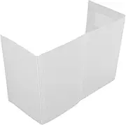 LAPYAPPE Protective Sneeze Guard Board Desk Divider Screen for Public Areas Easy Setup Enhances Professionalism for Offices Classrooms Reliable Plastic Material