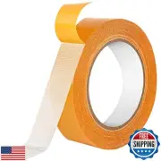 WDAHDHP Double Sided Mesh Tape, 1 in × 66 FT (20m) High Sticky Clear Tape, Fa