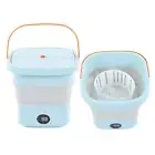 Mini Portable Bucket Washer 6L Foldable Automatic Washing Machine With 10537