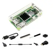 Raspberry Pi Zero Case, Case for Raspberry Pi Zero 2 w, with Heatsink, HDMI A...