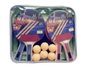 Pool Central Recreational Table Tennis Net, Paddles and Balls Game Set