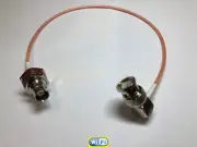 12 inch BNC Male ANGLE to BNC Female BIG Bulkhead RG316 RF Coax Cable Adapter US