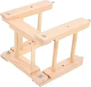 YARNOW Parrot Ladder Foldable Wooden Bird Climbing Toy for Cage Parrot Cage Perch Platform Wooden Bird Plaything Hanging Ladder for Parakeets Cockatiels