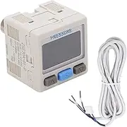 Baxnore Digital Pressure Switch, Pneumatic Vacuum Controller with Copy Function, 0~-101kPa Range, RC1/8 Thread for Industrial Automation, HVAC