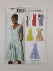 Vogue Sewing Pattern 8997 V8997 Misses Lined Dress Pattern Size 6-14 NEW