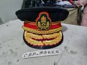 Replica Colonel Gaddafi Military Army General Officer Parade Dress Visor Hat Cap