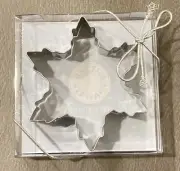 NEW Martha Stewart Snowflake Gingerbread Cookie Cutter NIP 4” Christmas Baking