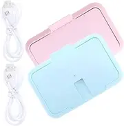 UPKOCH 2pcs Portable Wet Tissue Heater for Wipe Warmer for Home Car Provides Warm Wipes for Comforting Diaper Changes Convenient Care