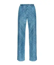 Pinko Namibia Wide-Leg Pants IT40,IT44,IT42,IT38,IT48,IT46 blue