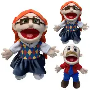 Jeffy Plush | 17 Inches Hand Puppet Prank Puppet with Working Mouth Doll Plush