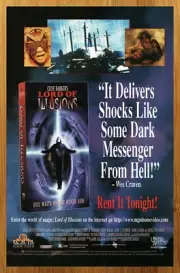 1996 Lord of Illusion Vintage Print Ad/Poster Clive Barker VHS Video Movie Art