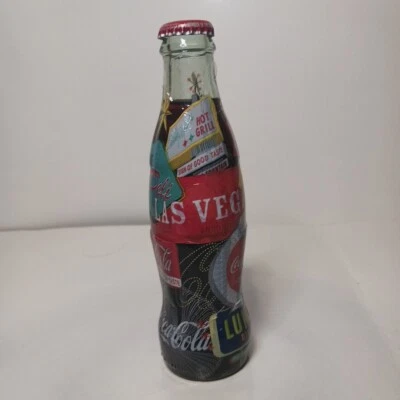 2007 WORLD OF COCA COLA LAS VEGAS SIGNS 8 OUNCE COKE BOTTLE - RARE