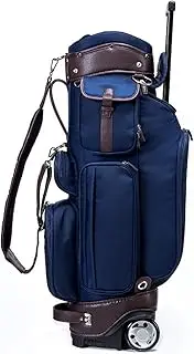 Golf Bag for Men, Lightweight Golf Bag with Wheels, 6-Way Organizer Divider Top, Anti-Slip and Wear-Resistant, Convenient & Accessible