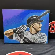 Derek Jeter William Lopa New York Yankees Artwork Canvas LE /200