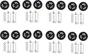 [KUNLONGSKY] 8 Set 50x12mm Luggage Wheels Replacement Wear PU Caster Suitcase Replacement Wheels Luggage Replacement Wheels
