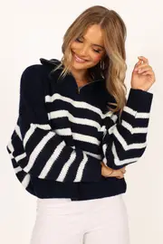 [PUP50] Miranda Knit Sweater - Navy XS/S navy