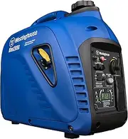 Westinghouse Outdoor Power Equipment 2500 Peak Watt Super Quiet & Lightweight Portable Inverter Generator, Gas Powered, Parallel Capable, Long Run Time,Blue