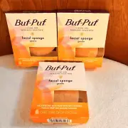 Buf-Puf Facial Sponge Set Of 3 Gentle NEW Cleans And Refreshes Skin