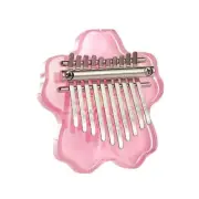 Mini Kalimba 10 Keys Acrylic ThumbPiano CrystalsFinger Piano Keyboard Instrument