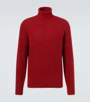 [Brunello Cucinelli] Brunello Cucinelli Alpaca wool, silk, and cotton-blend sweater AU 90 red