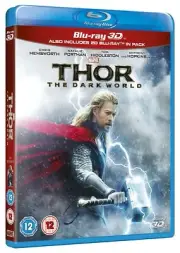 THOR 2: DARK WORLD [Blu-ray 3D + 2D] Chris Hemsworth Marvel Loki Avengers MCU