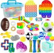 Sensory Fidget Toys Set for Boys Girls Kids Toys Fidget Toy Pack with Storage