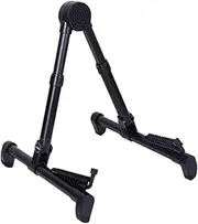VINTORKY Guitar Stand Bass Stand Musical Instrument Part of Guitar Collapsible Holder for Guitar Stand Holder of Bass Guitar Display Stand Black