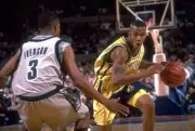 Georgetown Allen Iverson defense vs Georgia Tech Stephon Marbury N- Old Photo