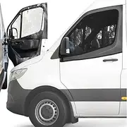 Living in a Bubble Van Bug Screen for Front Windows, Universal Size for Mercedes Sprinter, Vito, Hiace, Iload, Crafter, Master & Other Vans and Cars - Car Living Essentials & Van Life Accessories