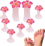 Flower Toe Separator - Soft Reusable Toe Separators Toes Dividers,Flexible Nail Separators for Nail Salon Homes Spas Stores