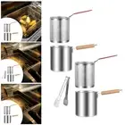 Deep Frying Pot Deep Fryer Pot for French Fries Donuts Boiling Soup Noodles