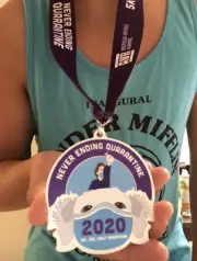 Never Ending Quarantine Race Medal